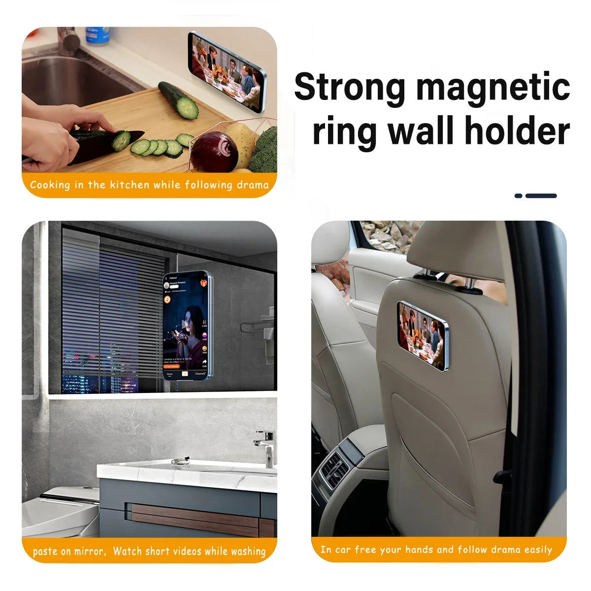 Magnetic Ring Holder For  Mobile Phone Holder Magnetic Magsafe