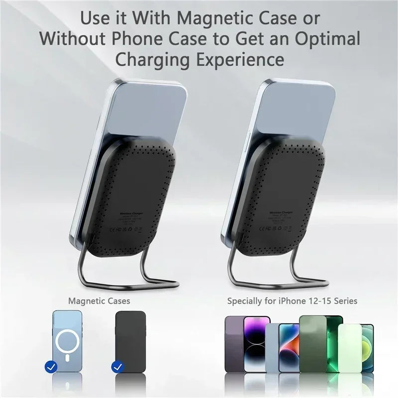 Magnetic Fast Charging Station Holder for iPhone 16, 15 ,14, Samsung S24, S23, Note Xiaomi