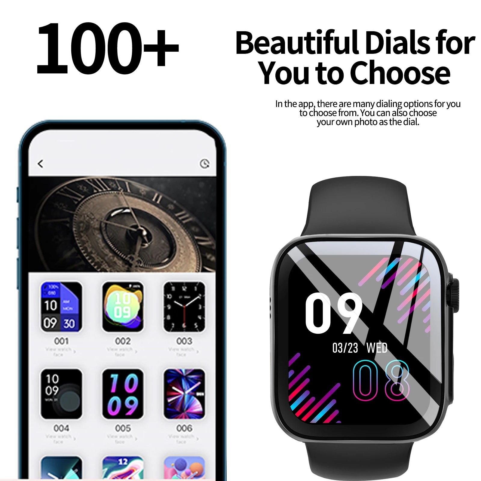 Smart Watch with 2.01-Inch HD Display